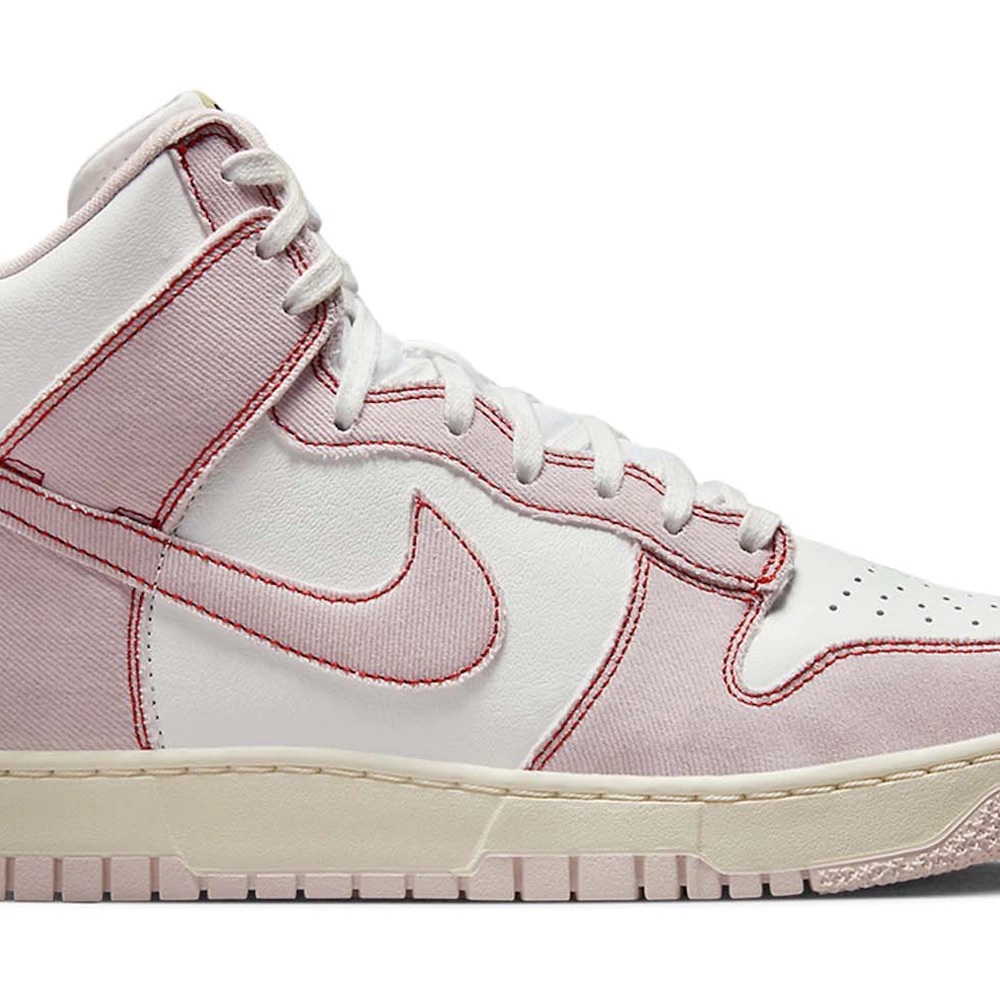 Nike Women's High-Top Sneakers - White and Light Pink